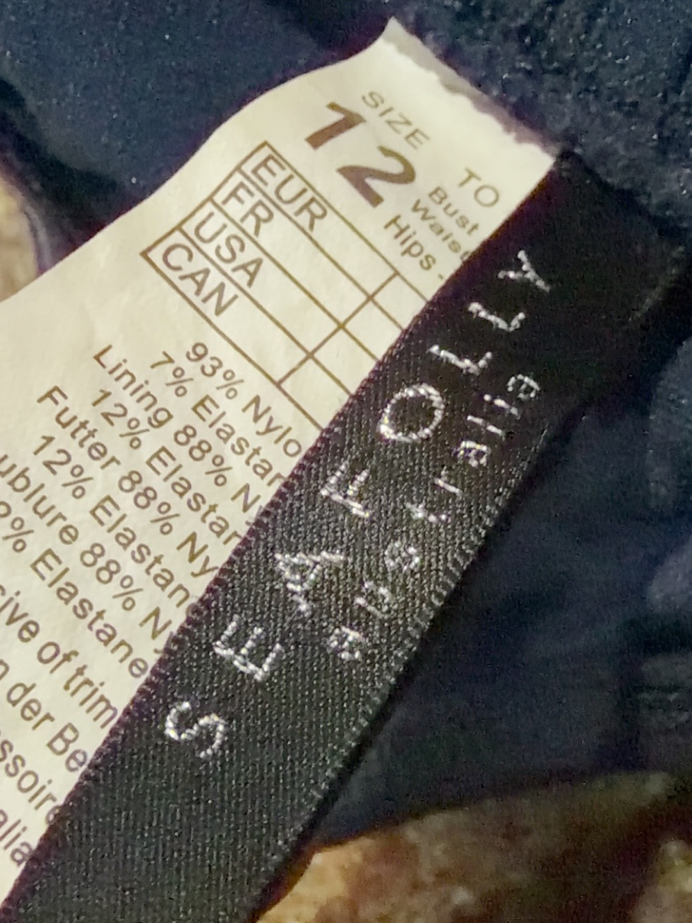 Seafolly Dark Navy Halter Bikini Top - Picture 2 of 2
